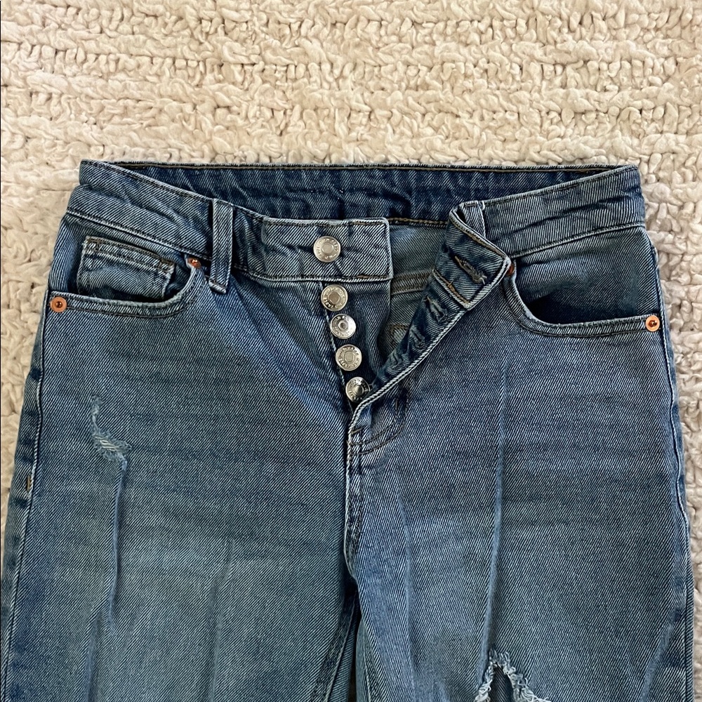 Target Distressed Blue Jeans - Picture 2 of 3